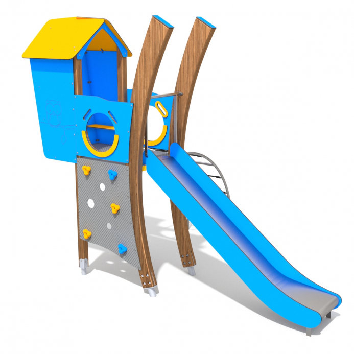 Íves kilátó csúszdával