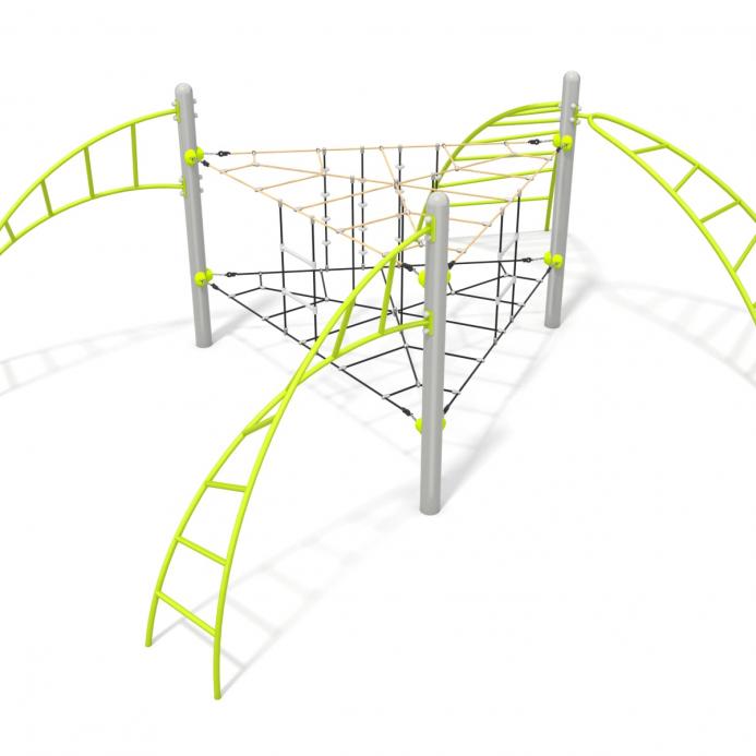Kombinált köteles mászó rendszer