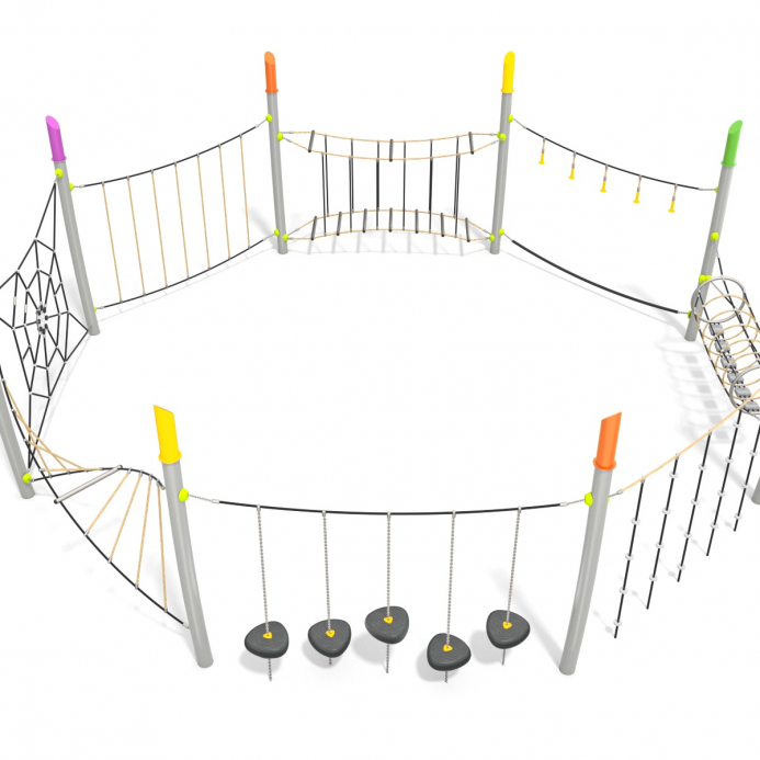 Kör alakú kötélrendszer