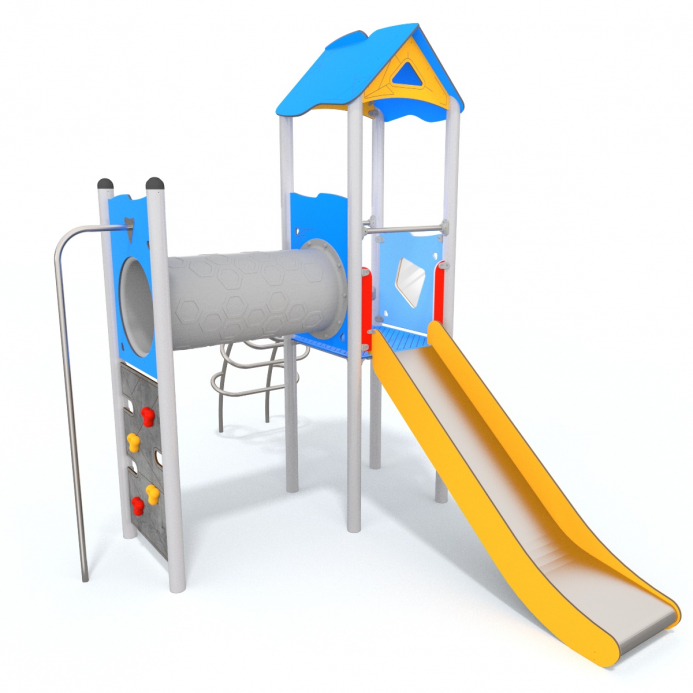 Torony alagúttal mászófallal