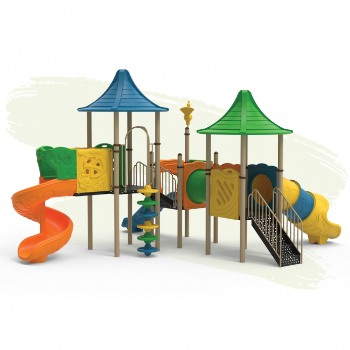 Dupla páva torony bástyával