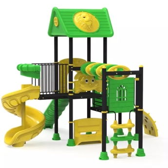 Fém lajhármászós torony spirál és sima csúszdával Fém lajhármászós torony spirál és sima csúszdával