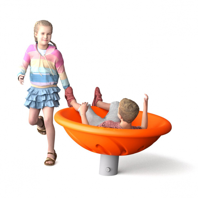 Óriás tányér forgó