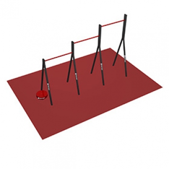 3 szintes húzódzkodó korlát