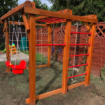 Lajhár mászós óriás mászóka hintákkal