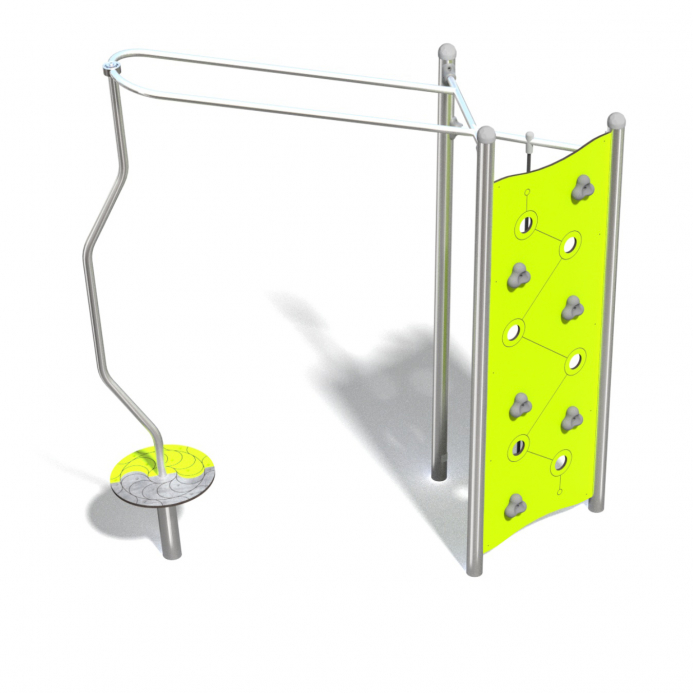 INOX mászófal nyújtóval