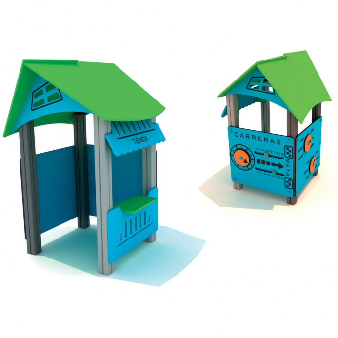 Babaház fém lábakkal