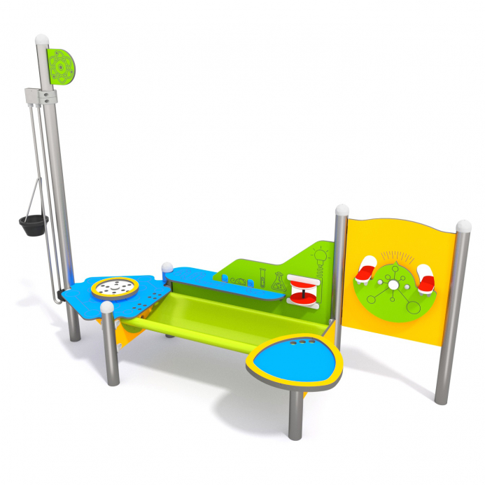 Pancsoló asztalka vödrös felhúzóval