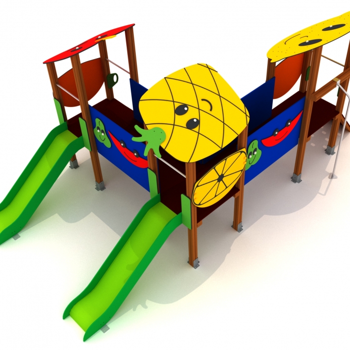 Három tornyú gyümölcs vár