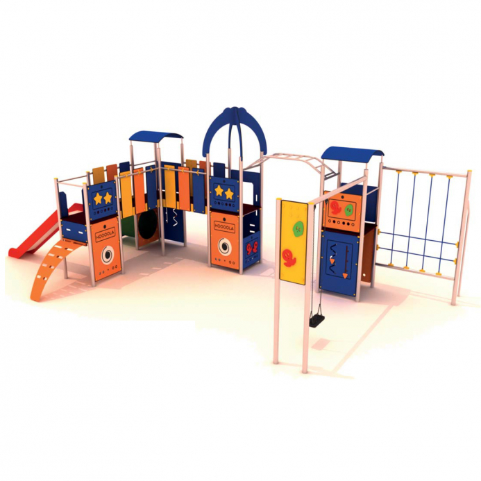 Luxus vár kötél hálóval és hintával