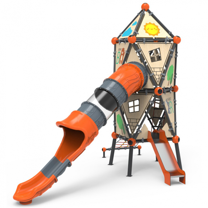 Emeletes gyémánt torony