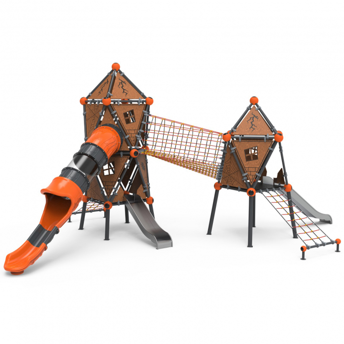 Gyémánt tornyok kötélhíddal