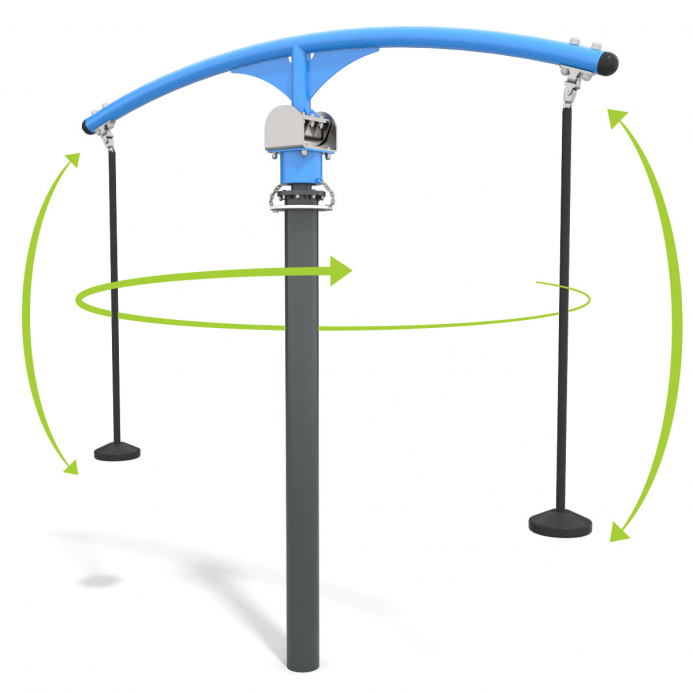 Billegő forgó hinta