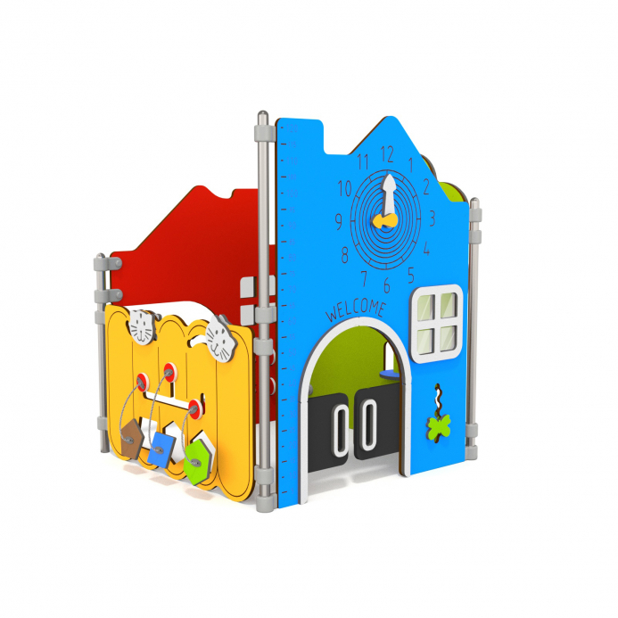 Babaház toronyórával magasság mérővel