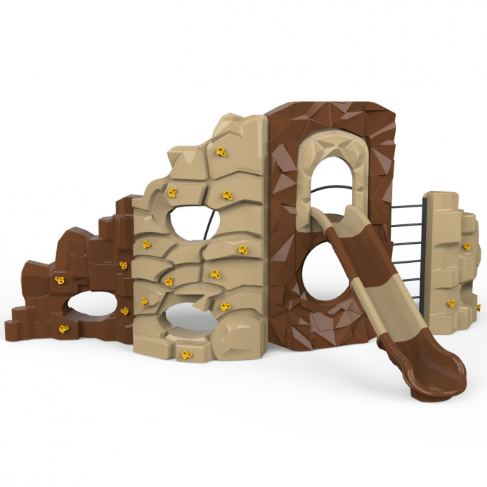 Mászófal csúszdával