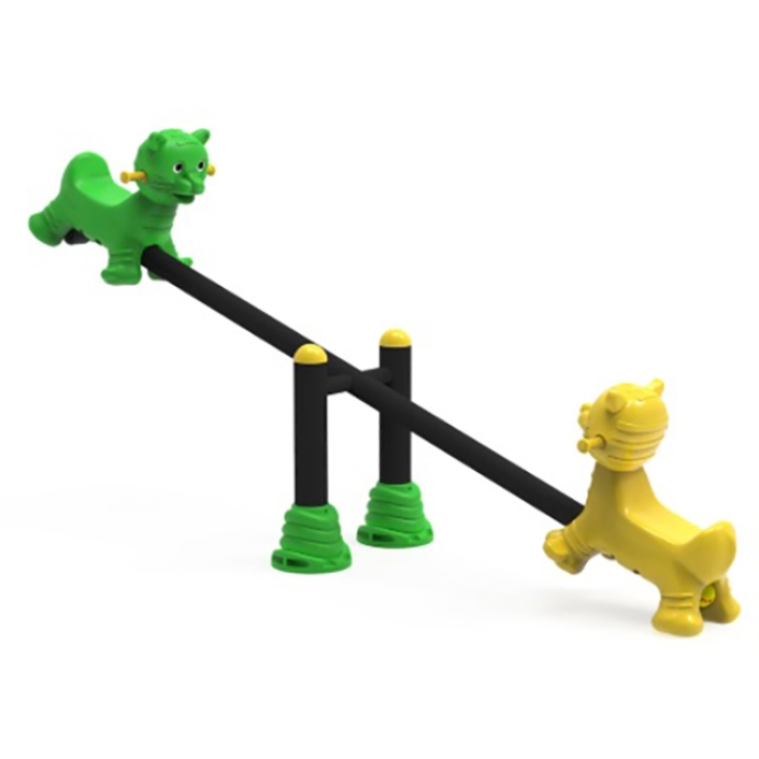 Fém mérleghinta állatos ülőkékkel