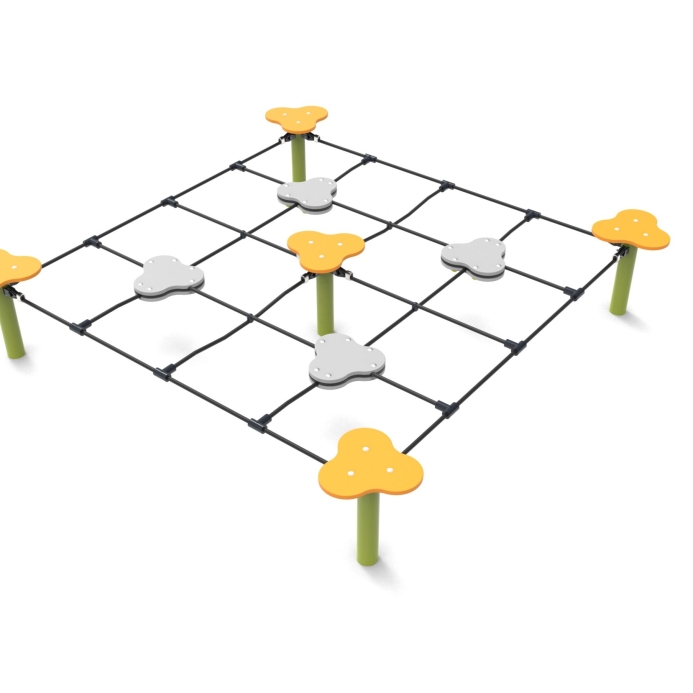 Fém egyensúlyozó kötélháló