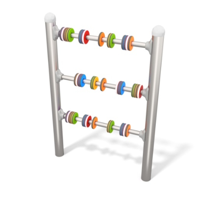 Fém oszlopos abakusz