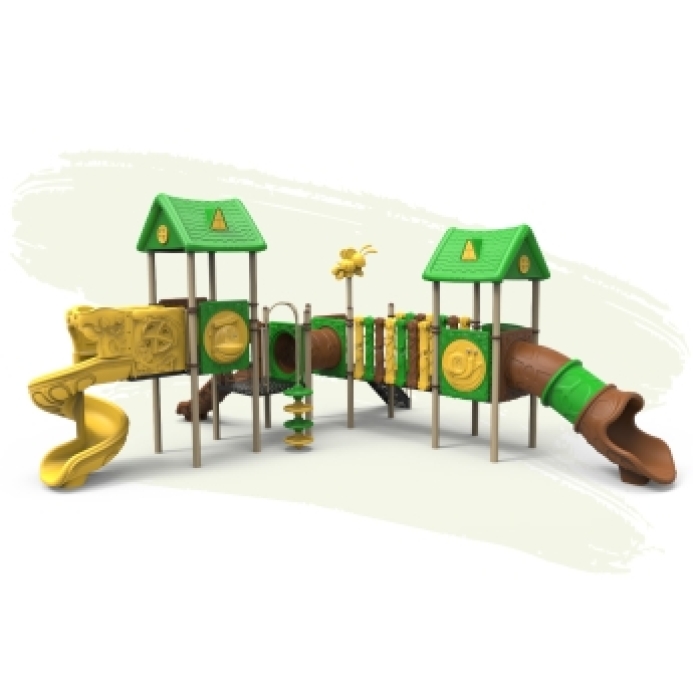 Tripla tornyú méhecskés vár alagúttal