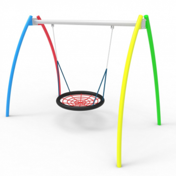 Szivárvány Fém fészekhinta 120as kosárral