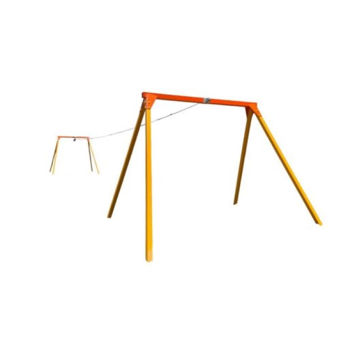 Fém drótkötélpálya négy lábas verzióban