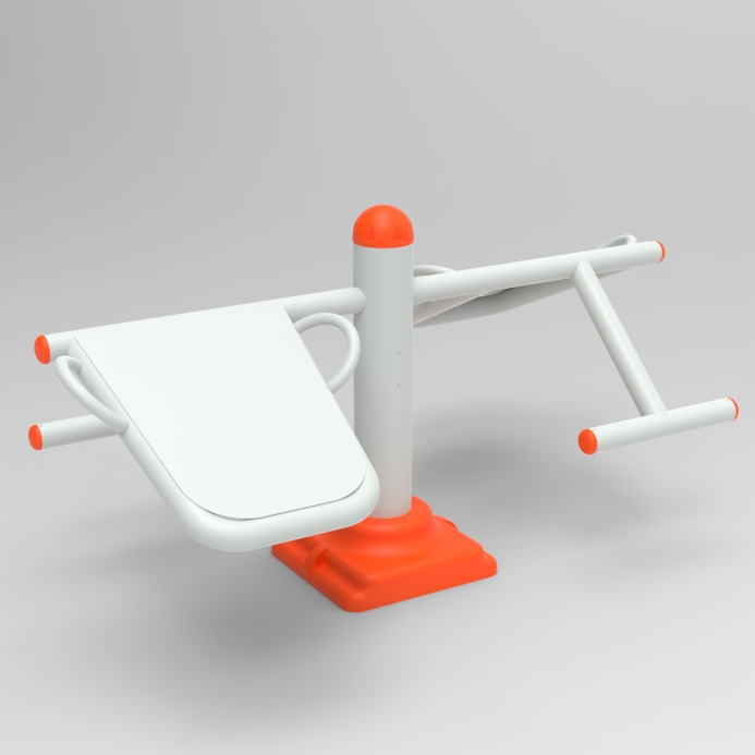 Kombiált hát- és hasizom pad