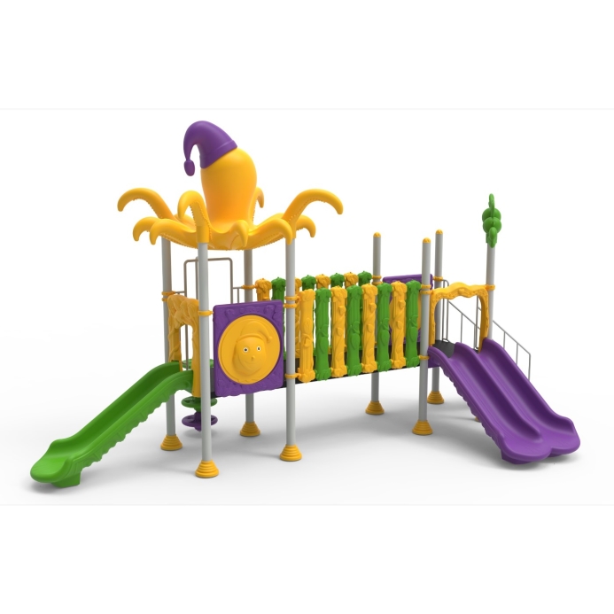 Dupla polip vár tripla csúszdával