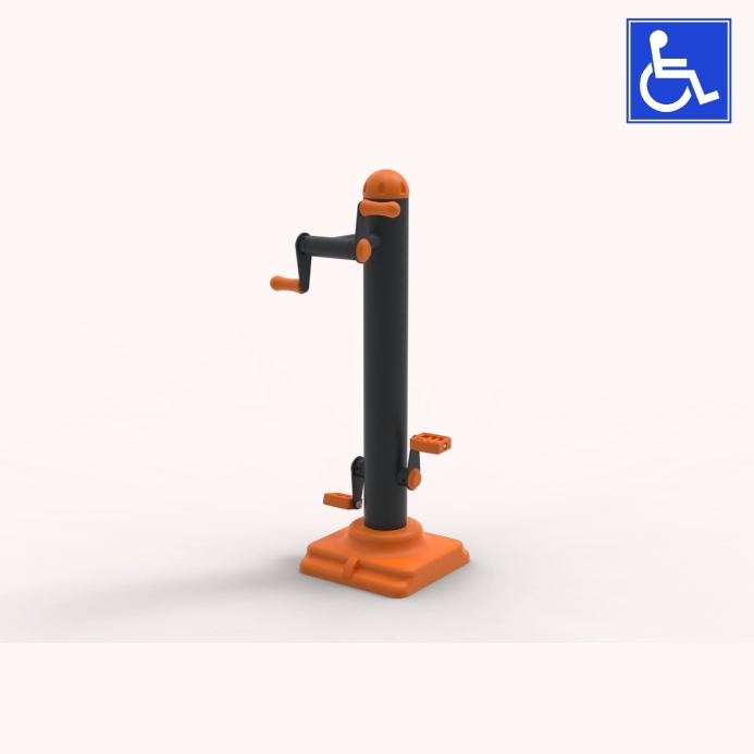 Egyenes kar és láb pedál