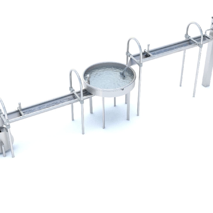 Több szintes vizes játék