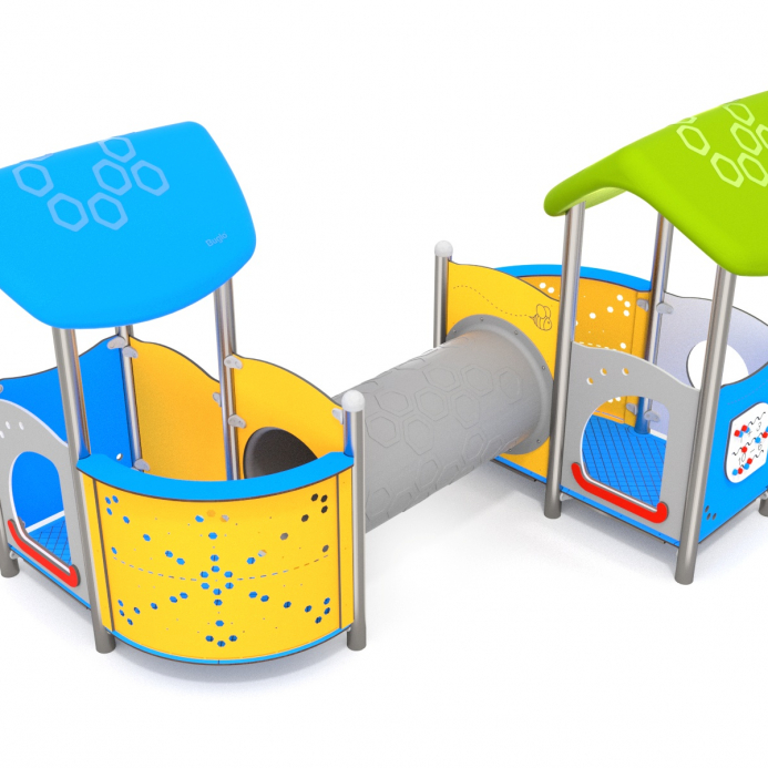 Dupla torony alagúttal a legkisebbeknek