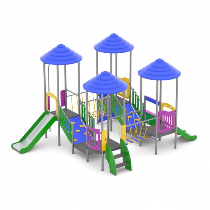 Fém négy tornyú vár