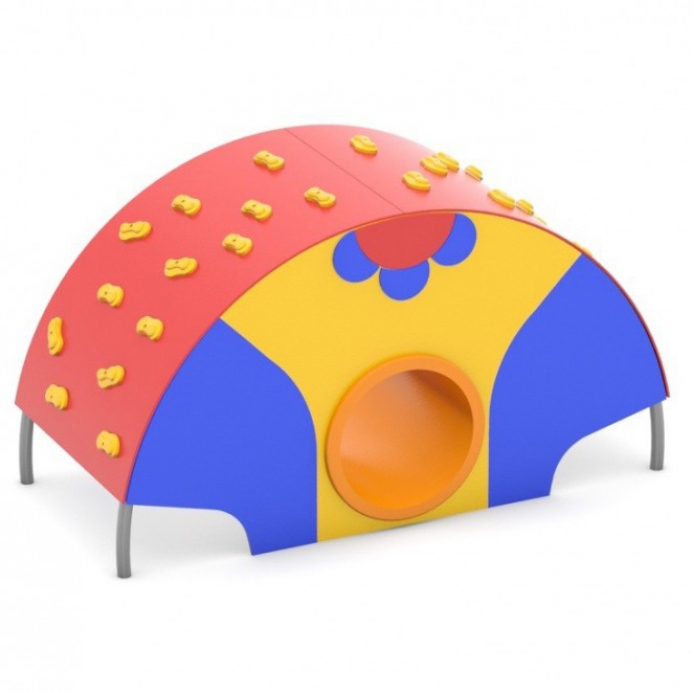 Íves kunyhó mászó fallal és alagúttal