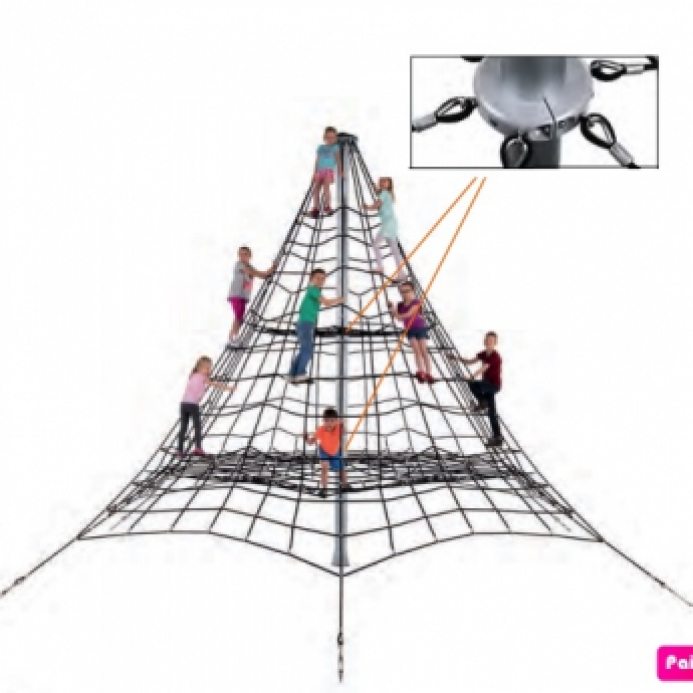 Piramis kötélmászóka 5m