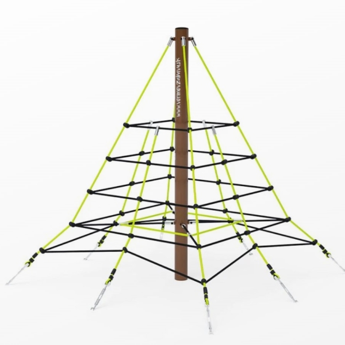 Négy oldalú Piramis kötélmászóka 2m