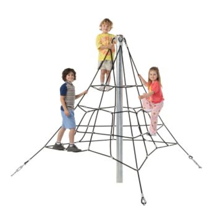 Három oldalú kötélpiramis 2m