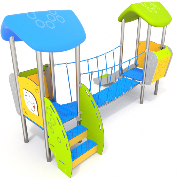 Dupla torony függő híddal