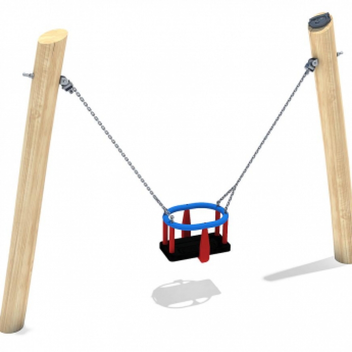 Oszlopos Mini hinta Babahintával