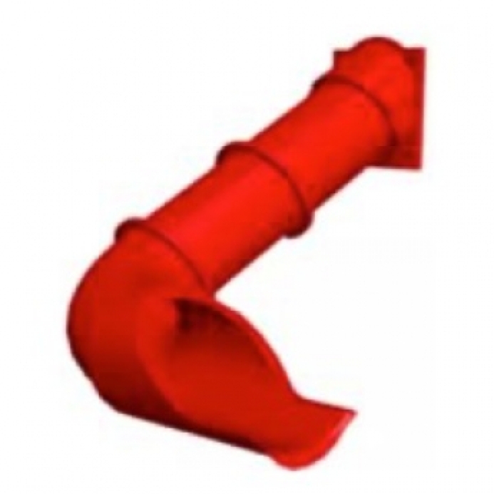 Cső formájú elemes kanyar csúszda - különböző hosszban