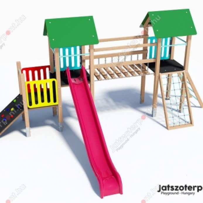 Dupla torony láncos híddal