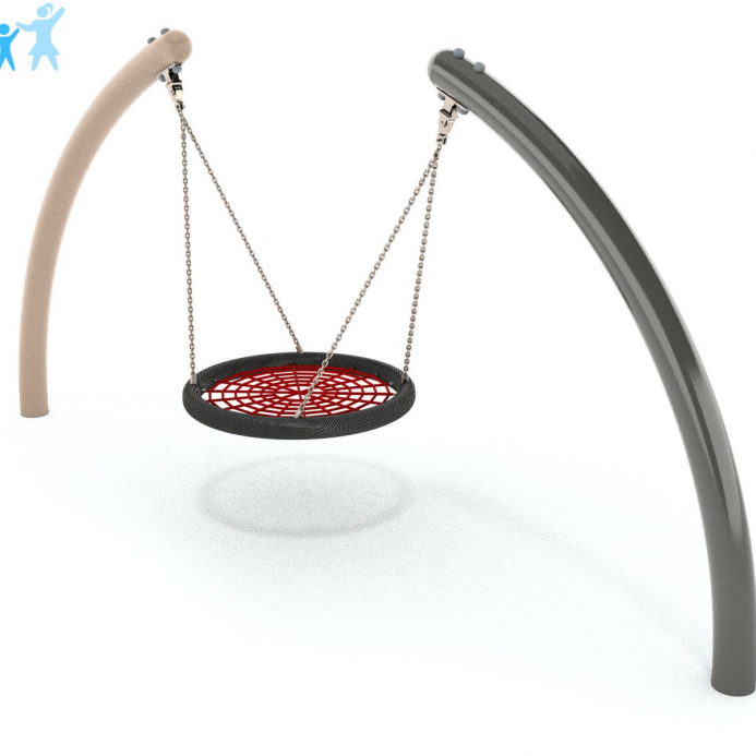 Fészekhinta íves lábakkal