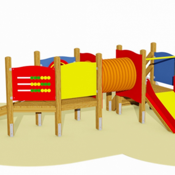 BABY vár alagúttal ici piciknek