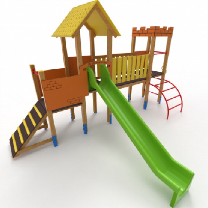 Iker tornyok középkori bástyával fix híddal