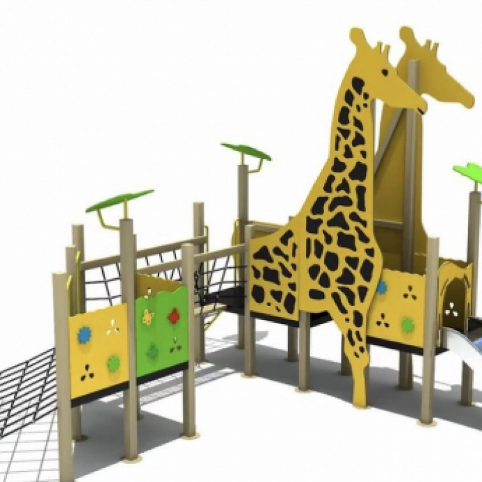 Zsiráf kombinált játszóvár