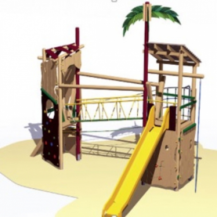 Dzsungel világ dupla toronnyal