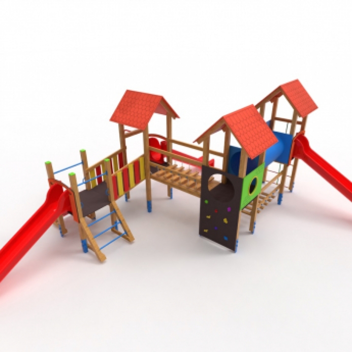 Catenacio négy tornyú vár három csúszdával