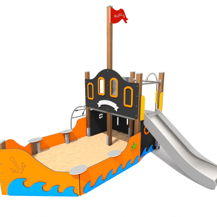 Homokozós kalózhajó