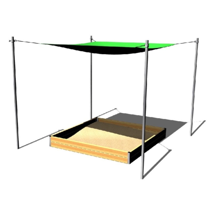 Homokozó napvitorlával