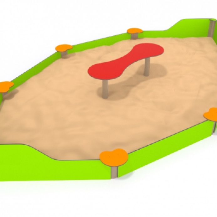 Hajó formájú óriás műanyag homokozó