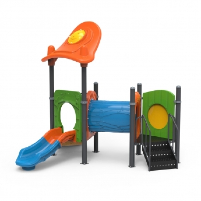 Fém dupla torony alagúttal bölcsiseknek