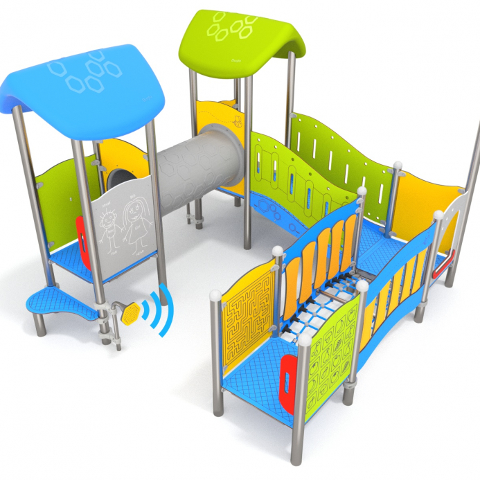 Négy torony alagúttal és íves híddal